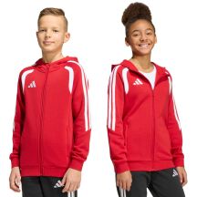 adidas Tiro 26 League Sweatshirt-Kapuzenpullover mit durchgehendem Reißverschluss für Kinder, Rot, KF9101
