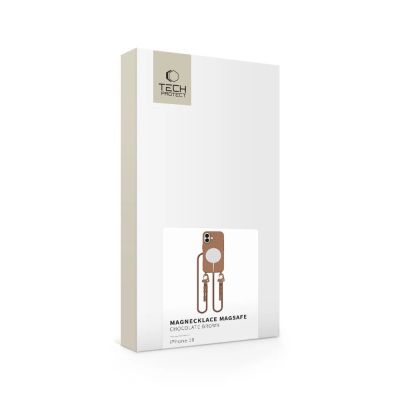 2. Tech-Protect MagNecklace MagSafe-Hülle mit Trageband für iPhone 16 – Braun