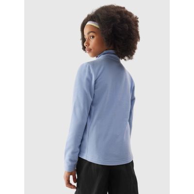 4. Regular Mädchenfleece mit Stehkragen 4F Junior 4FJWSS24TFLEF166-32S