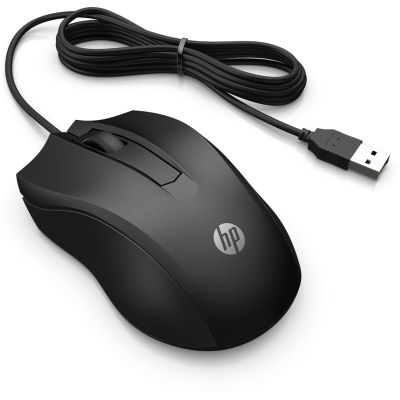 4. HP Kabelmaus 100 Schwarz 6VY96AA