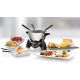 5. Elektrisches Fondue Unold 0,8 l, 6 Personen, Edelstahl
