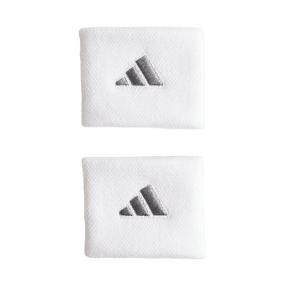 adidas Tennis Wristband Small Schweißbänder fürs Handgelenk, 2 Stück, Weiß, S KV9218