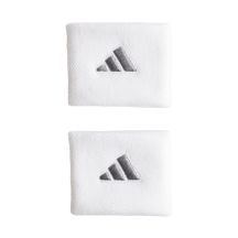 adidas Tennis Wristband Small Schweißbänder fürs Handgelenk, 2 Stück, Weiß, S KV9218