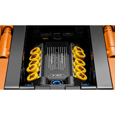 7. LEGO Technic 42196 Orangefarbener Lamborghini Huracán Tecnica