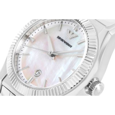 4. EMPORIO ARMANI AR11723 Dreizeiger-Damenuhr + Box