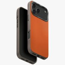 UNIQ Lyden DS Hülle für iPhone 17 Pro Max mit Magclick-Ladefunktion – Orange-Grau