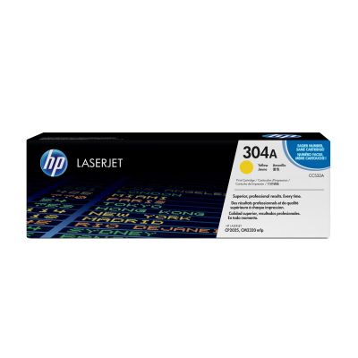 2. HP Toner Gelb HP 304A, HP304A=CC532A, 2800 Seiten