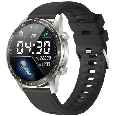 5. Smartwatch Gravity Silver 2 Armbänder GT10-8
