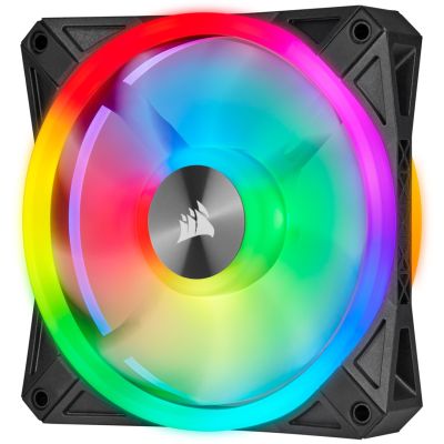 4. Corsair | QL-Serie Dual 140-mm-PWM-Lüfter-Kit mit CORE Lighting Node | QL140 RGB-Beleuchtung | Gehäuselüfter