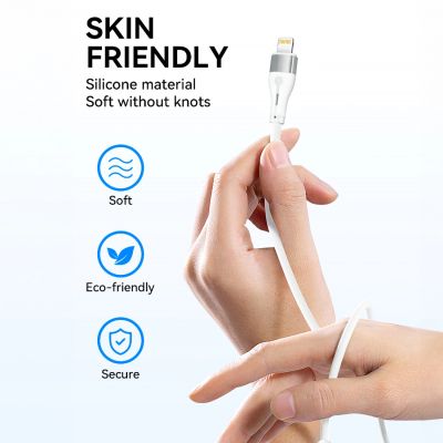 8. Wozinsky WSTCL1 Lightning / USB-C PD 27W Kabel 1 m - Weiß