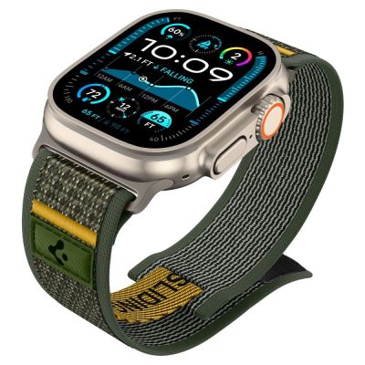 9. Spigen Athlex Air Strap für Apple Watch 44 / 45 / 46 / 49 mm - Grün
