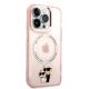 4. Karl Lagerfeld Iconic Karl&Choupette MagSafe Hülle für iPhone 14 Pro Max – Pink