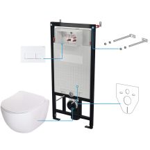 6-in-1 Unterputz-WC-Set