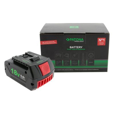 5. PATONA Premium-Akku für Bosch GBA180LED (18 V, 5.0 Ah, LED)