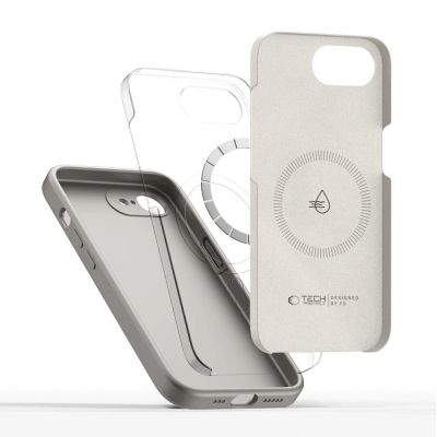 3. Tech-Protect Silikon-MagSafe-Hülle für iPhone 16e / 17e – Grau