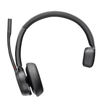 Poly Voyager 4310-M UC Headset + USB-A-auf-USB-C-Kabel + BT700-Adapter
