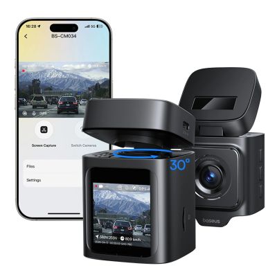Baseus PrimeTrip VD1 Pro 4K Autokamera – Schwarz