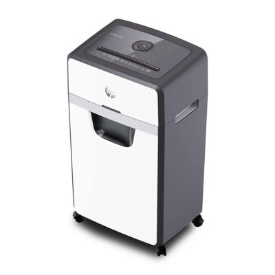 HP ONESHRED 16MC Aktenvernichter, Mikro-Schredder, P-5, 16 Blatt, 30 l, hellgrau, HPN280816MCON-14.