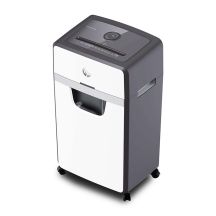 HP ONESHRED 16MC Aktenvernichter, Mikro-Schredder, P-5, 16 Blatt, 30 l, hellgrau, HPN280816MCON-14.