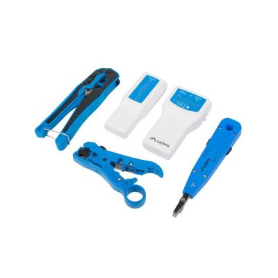 Lanberg NT-0302 Netzwerk-Toolkit (Mehrfarbig)