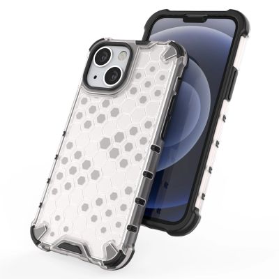 8. Honeycomb Handyhülle Schutzhülle mit TPU Rahmen für iPhone 13 mini schwarz