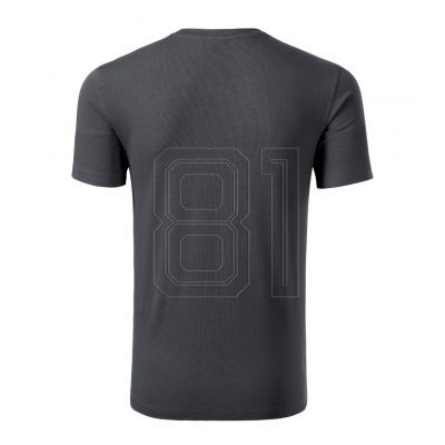 3. Malfini Action V-Ausschnitt M MLI-70083 helles Anthrazit T-Shirt