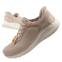 Skechers Bobs Squad Chaos Slip-Ins Damen-Sportschuhe Beige