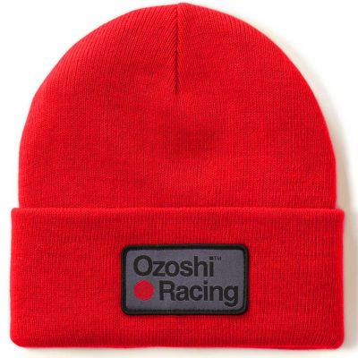 Ozoshi Heiko Cuffed Beanie rot OWH20CFB004