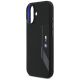 6. BMW M Silikonhülle mit vertikalem Logo und MagSafe-Funktion für iPhone 17 – Schwarz