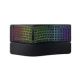 8. Razer Pro Type Ergo Tastatur, universell einsetzbar mit USB, Funkfernbedienung und Bluetooth, QWERTZ-Tastatur (US-Englisch), Schwarz
