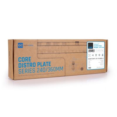 4. Alphacool Core Verteilerplatte Pumpe und Ausgleichsbehälter