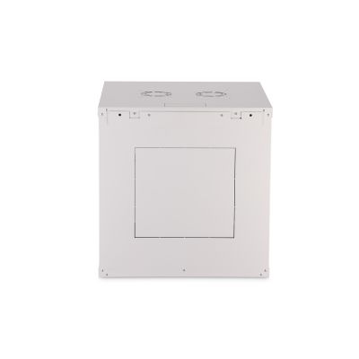 5. Digitus DYNAmic 19" 12U 600x600 Wand-Netzwerkschrank, Glastür, grau, ungeteilt, montiert, 60 kg