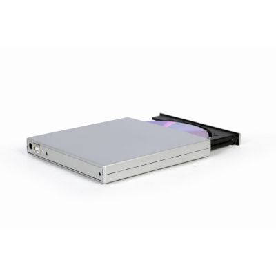 2. GEMBIRD Externes DVD-Laufwerk (8x), CD-Laufwerk (24x) mit USB 2.0-Brenner, Silber