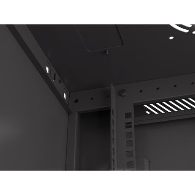 10. Lanberg WF01-6406-23B 6U Rack-Wandschrank Schwarz