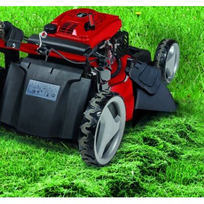 4. Einhell GC-PM 51/3 S HW-E Rasenmäher Benzin Schwarz, Rot