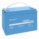 Qoltec 53705 Lithium-Eisenphosphat (LiFePO4) Autobatterie 100 Ah 12,8 V 100 A
