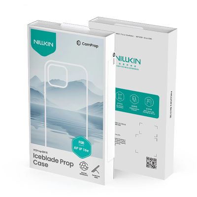 13. Nillkin Iceblade Schutzhülle mit Objektivabdeckung und Ständer für iPhone 16e / 17e – Grün