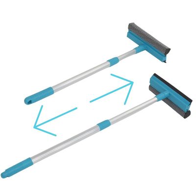 22. ALPINA Glas- und Spiegelabstreifer mit verstellbarem Griff 43-70 cm