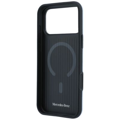 7. Mercedes Leder-3D-MagSafe-Hülle für iPhone 18 Pro Max / 17 Pro Max – Blau