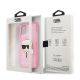 8. Karl Lagerfeld Glitzer Karl's Head Case für iPhone 13 mini - Pink