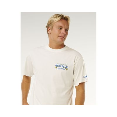 5. Herren RIP CURL Bells Pro 26 Event T-Shirt Weiß