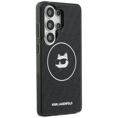 4. Karl Lagerfeld IML Repeated Choupette MagSafe Hülle für Samsung Galaxy S26 Ultra - Schwarz