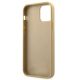 6. Guess GUHCP12SPUVQTMLBE iPhone 12 mini 5,4" Gold/Gold Hardcase V-Quilted Collection