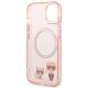 7. Karl Lagerfeld KLHMP14MHKCP iPhone 14 Plus 6.7" Hardcase pink / pink Karl & Choupette Aluminium Magsafe