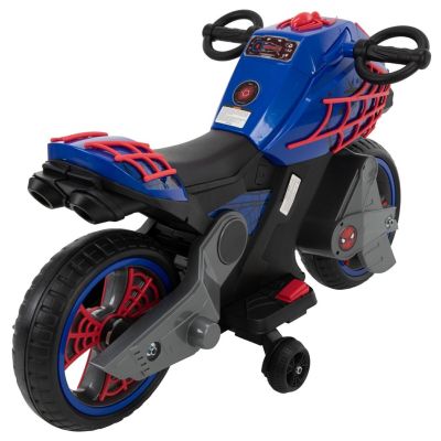 2. Huffy Spider-Man Motorrad Elektro-Aufsitzspielzeug (17345W)