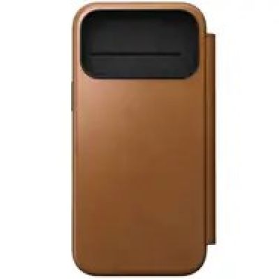 9. Nomad Moderne Leder-Folio-Handyhülle 17,5 cm (6,9") Hellbraun