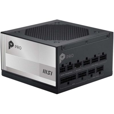 5. MSI PRO A850PL PCIE5 850W 120mm 80plus Platinum aPFC Netzteil