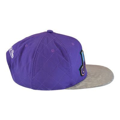 3. Mitchell & Ness NBA Diamond Base Snapback HWC Utah Jazz Cap - HHSS1213-UJAYYPPPPURP