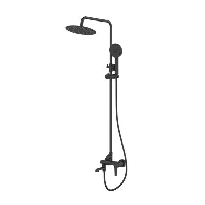 Duschsäule Fira mit Duschbad MixBlack