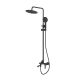 Duschsäule Fira mit Duschbad MixBlack